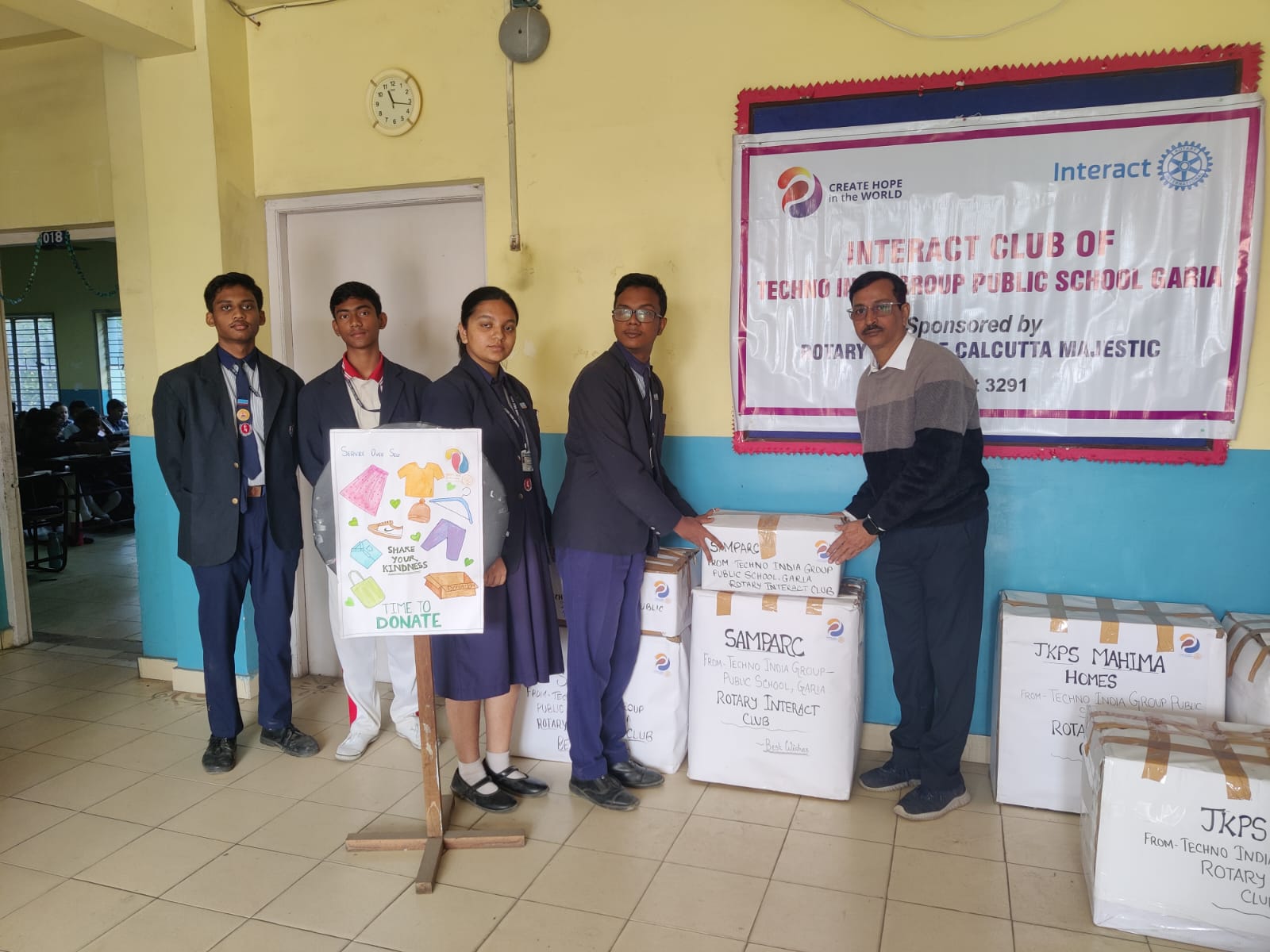 Donation drive